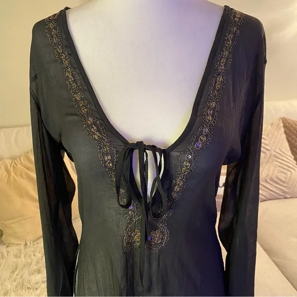 Vintage Sheer Victoria’s Secret Blouse - Picture 6 of 7